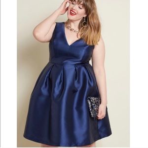 Chi Chi London Plus Size A Line Holiday Dress